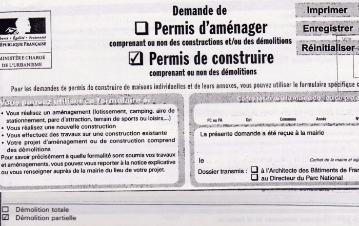 permis construire